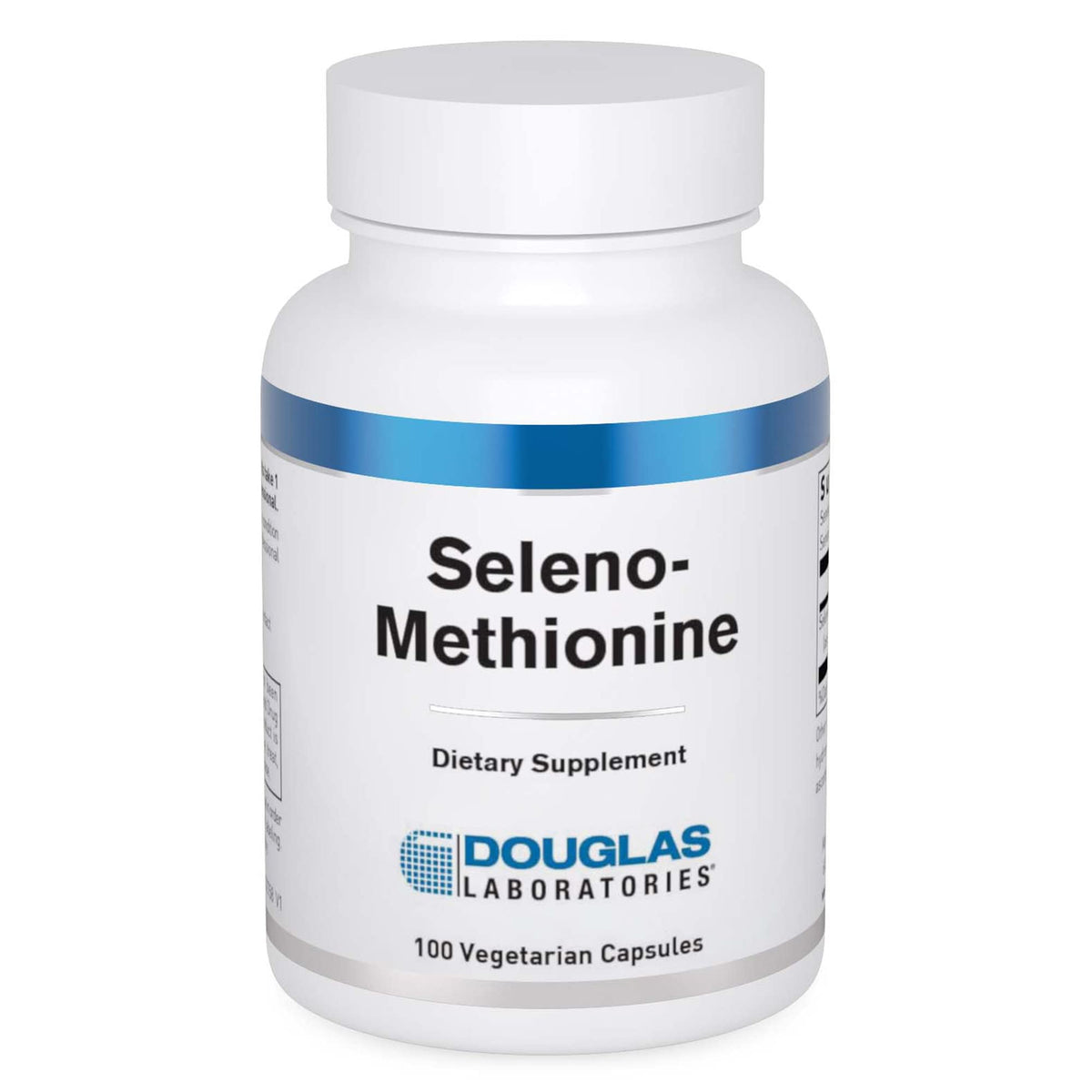 Douglas Laboratories Seleno-Methionine, bouteille de capsules végétariennes avec sélénium biodisponible.