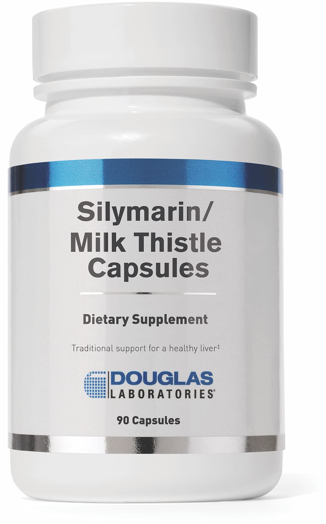Douglas Laboratories Silymarine, gelules dans le flacon, aperçu clair du produit