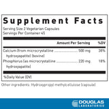 Tablettes Douglas Laboratories pour le soutien des dents et des os