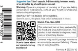 Douglas Laboratories Taurine capsules pleines, dose 500 mg pour un apport quotidien