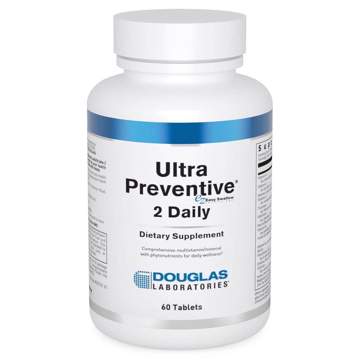 Douglas Laboratories Ultra Preventive 2 Daily, bouteille, soutien énergie et immunité.
