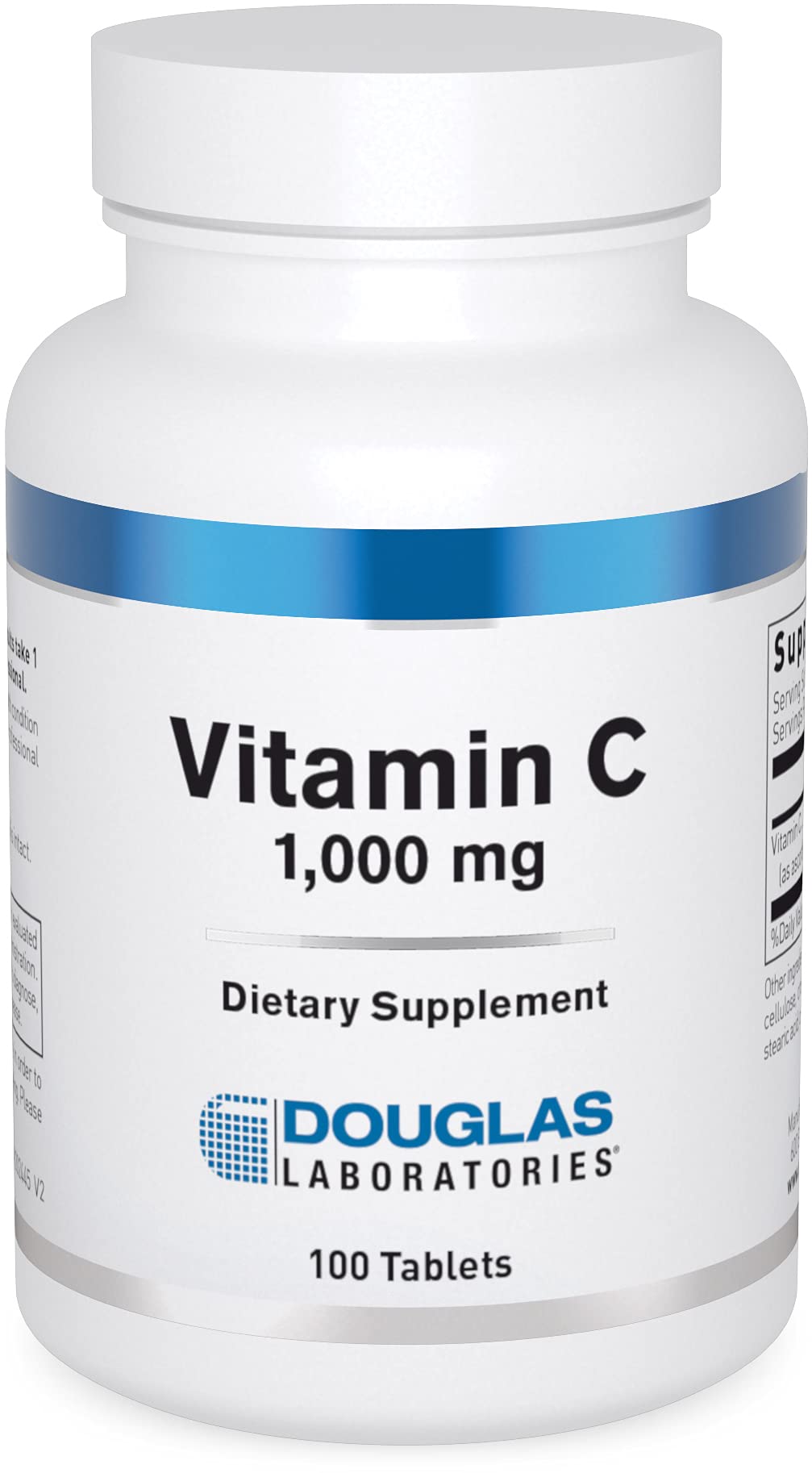 Douglas Laboratories Vitamine C - bouteille, usage quotidien et potentiel immunitaire.
