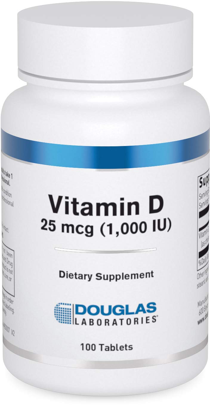 Douglas Laboratories vitamine D3 — Bouteille 1000UI, soutien potentiel des os et des dents