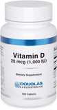 Douglas Laboratories vitamine D3 — Bouteille 1000UI, soutien potentiel des os et des dents