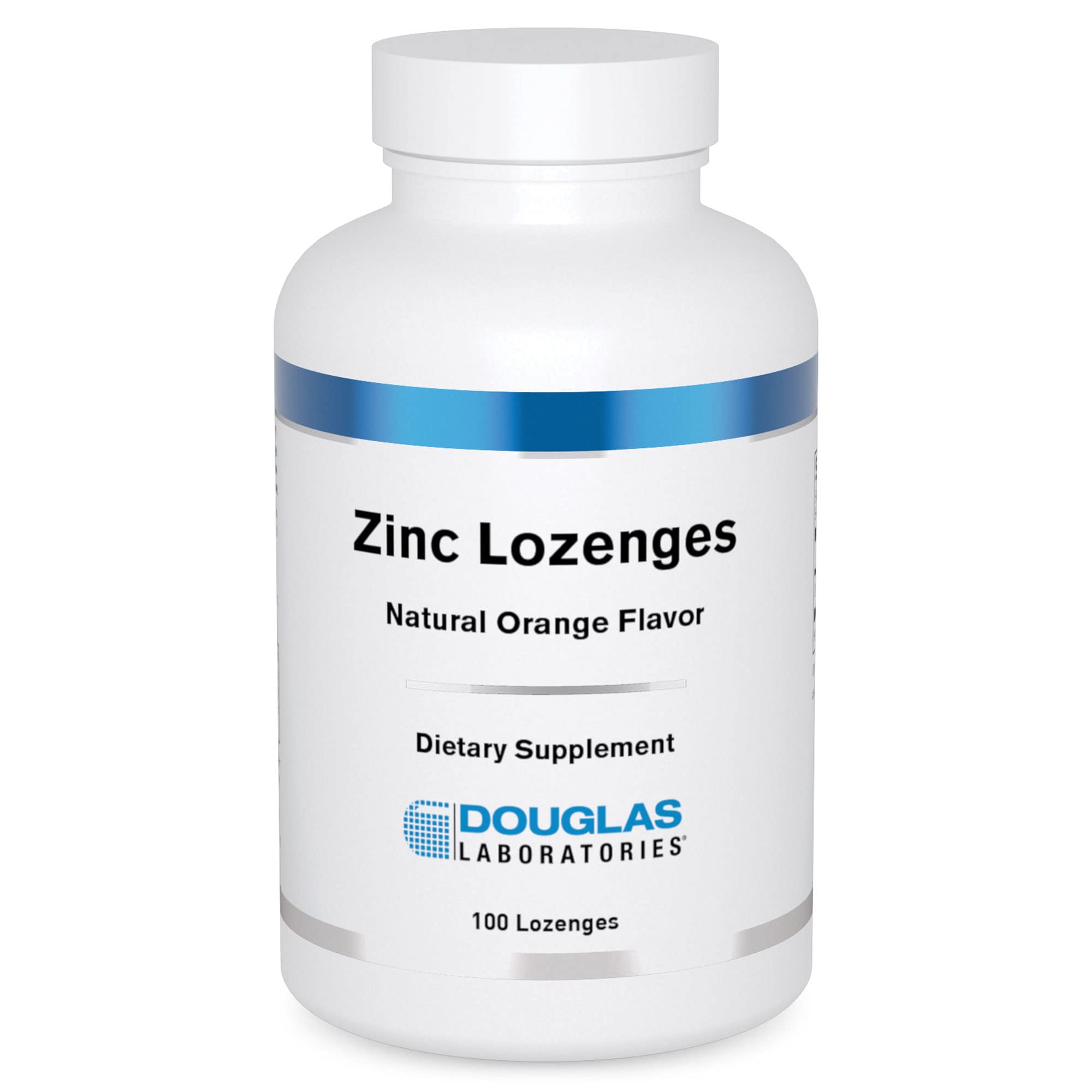 Douglas Laboratories Zinc Lozenges goût orange, pastilles aromatiques pour le quotidien