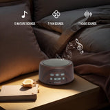 Douni boitier compact portable, idéal pour voyager et dormir plus sereinement.