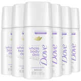Dove Déodorant Spray format mini coco-vanille offre fraîcheur durable