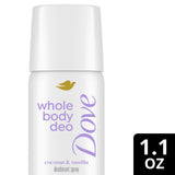 Parfum coco-vanille enveloppant et douceur tropicale de Dove