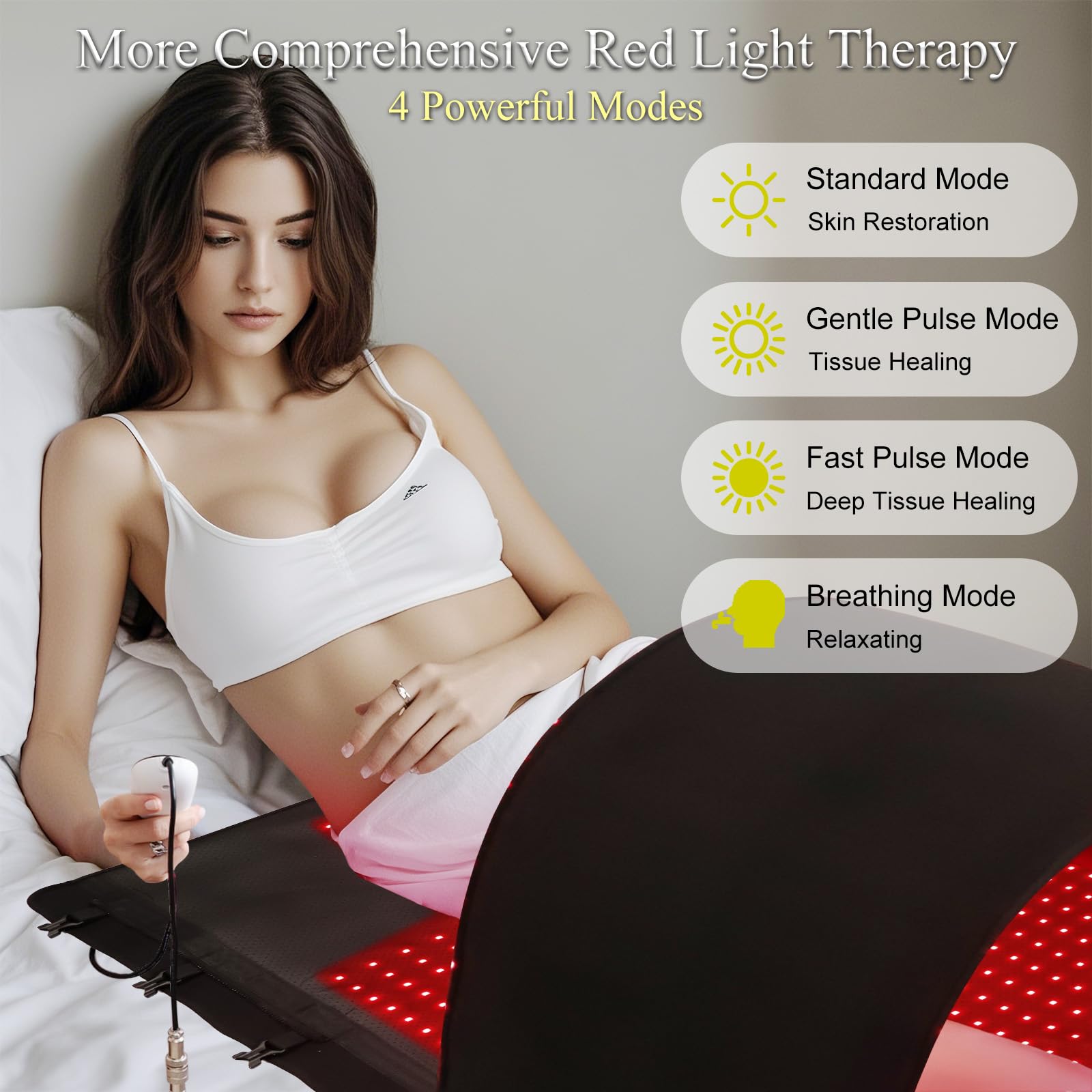 Dowceivm contrôleur multifonction avec modes et minuterie pour ajustement personnalisé.