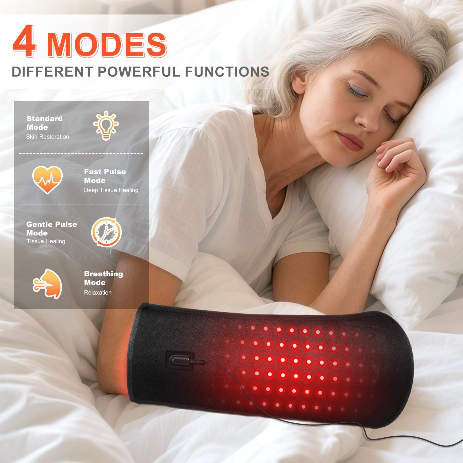 Dowceivm contrôles-therapie-quatre-modes: ajustez les modes et la pulsation pour la détente.