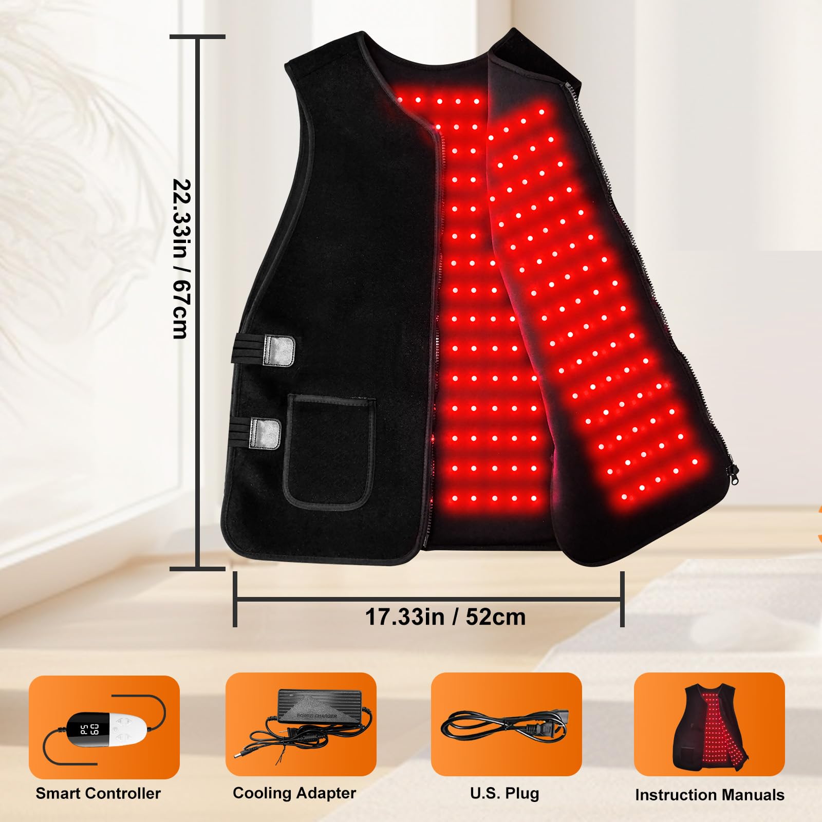Dowceivm led thérapie 3-en-1: combinaison d’ondes pour peau et tissus