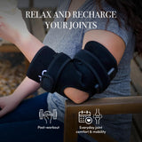 Dpl Flex Joint Wrap sur coude: soutien ciblé pendant les activités quotidiennes.