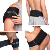 dpl Flex Pad appliqué sur les jambes pour apaiser les tensions