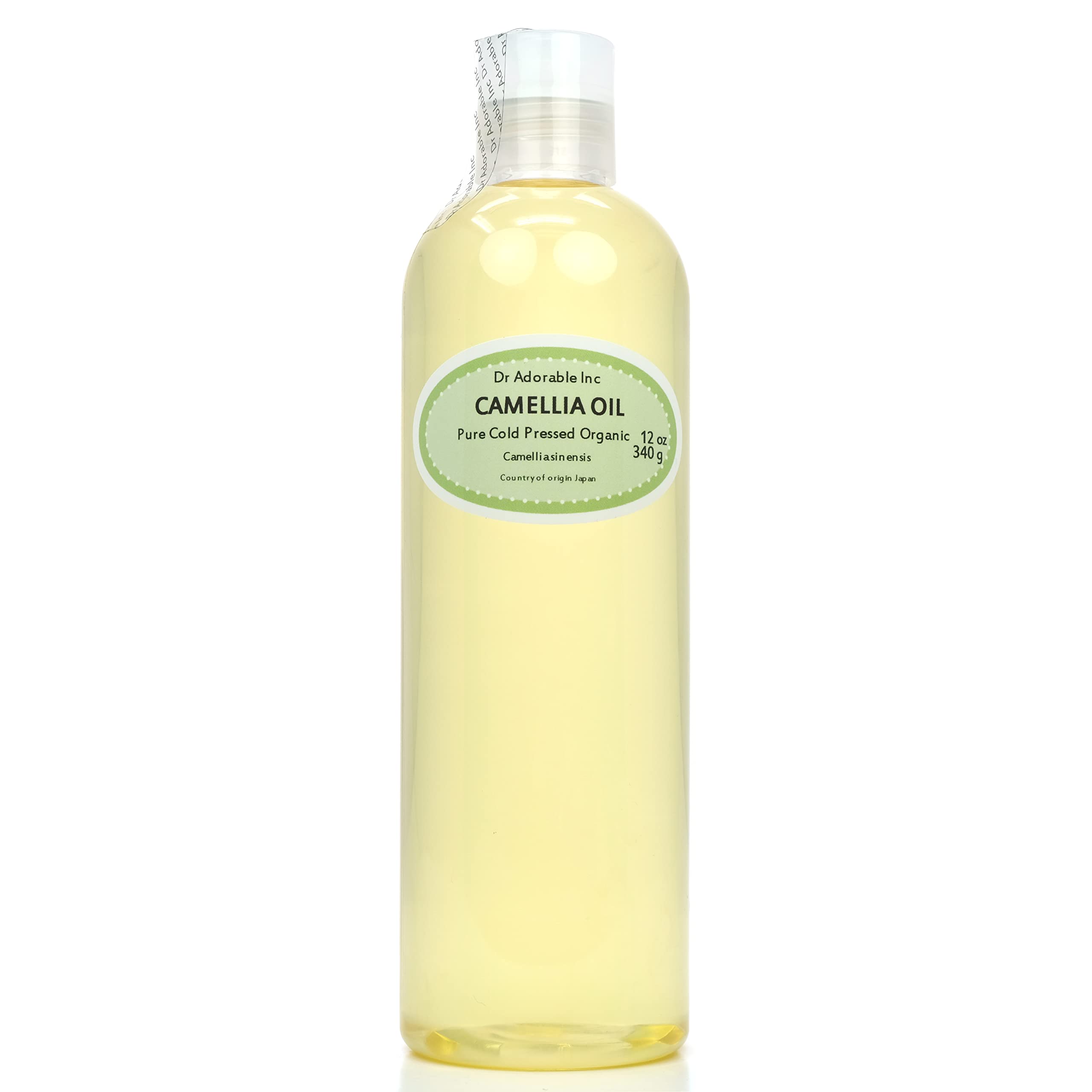 Dr Adorable huile camellia – bouteille premium offrant une hydratation en profondeur pour la peau.