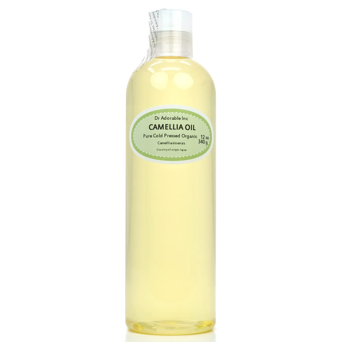 Dr Adorable huile camellia – bouteille premium offrant une hydratation en profondeur pour la peau.