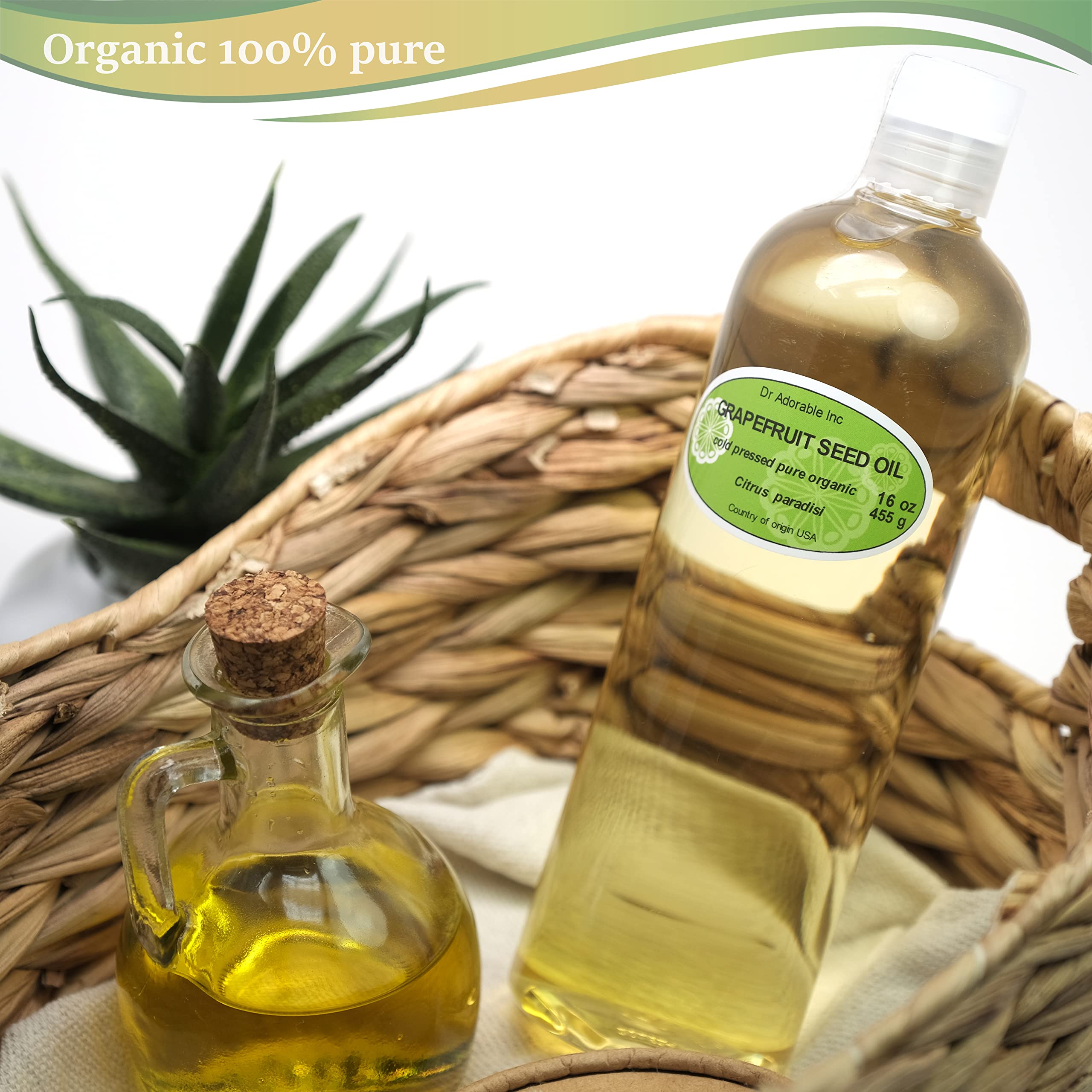 Dr Adorable - texture huileuse claire prête pour soins capillaires et cutanés.