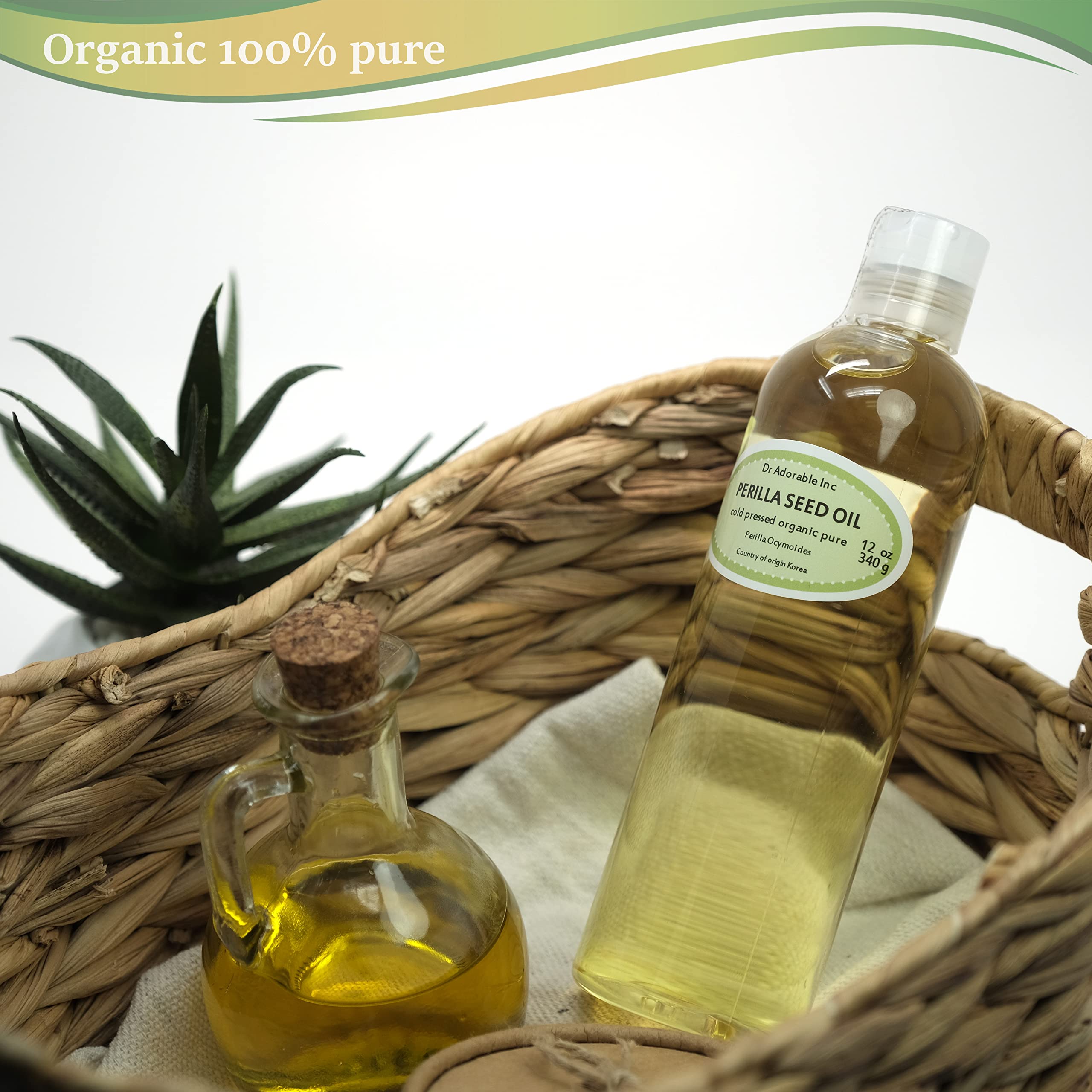 Dr Adorable Huile de Périlla, goutte-à-goutte, nourrissante et absorption rapide.