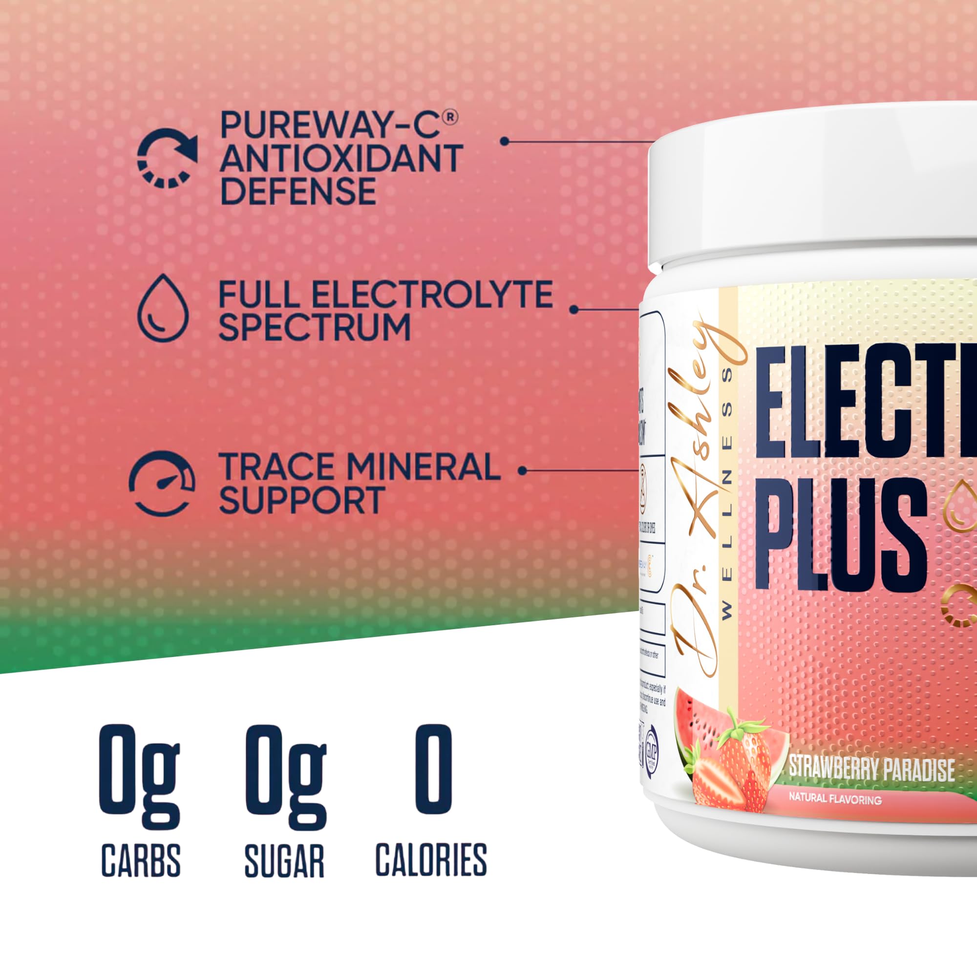 Bouteille sportive Dr. Ashley Wellness Électrolyte Plus en utilisation d'entraînement