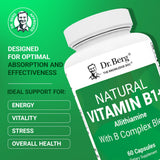 Dr. Berg B1B6B12 – Capsules faciles à avaler pour une routine nutritive