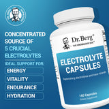 Dr. Berg gélules électrolytes : une gélule, prise facile en déplacement.