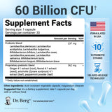 Dr. Berg Probiotique – gélules faciles à prendre, soutien quotidien du transit.