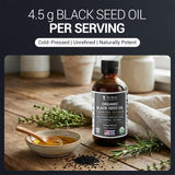 Usage quotidien de l’huile noire nigelle Dr. Berg dans une routine naturelle.