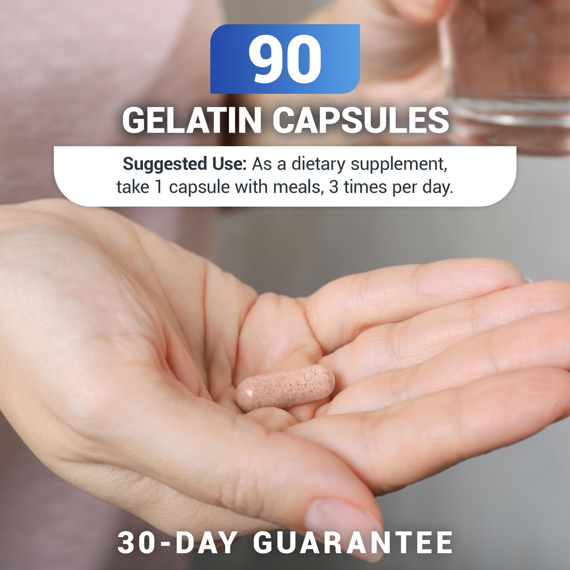 Gélules quotidiennes Dr. Berg L-Theanine pour routine bien-être.