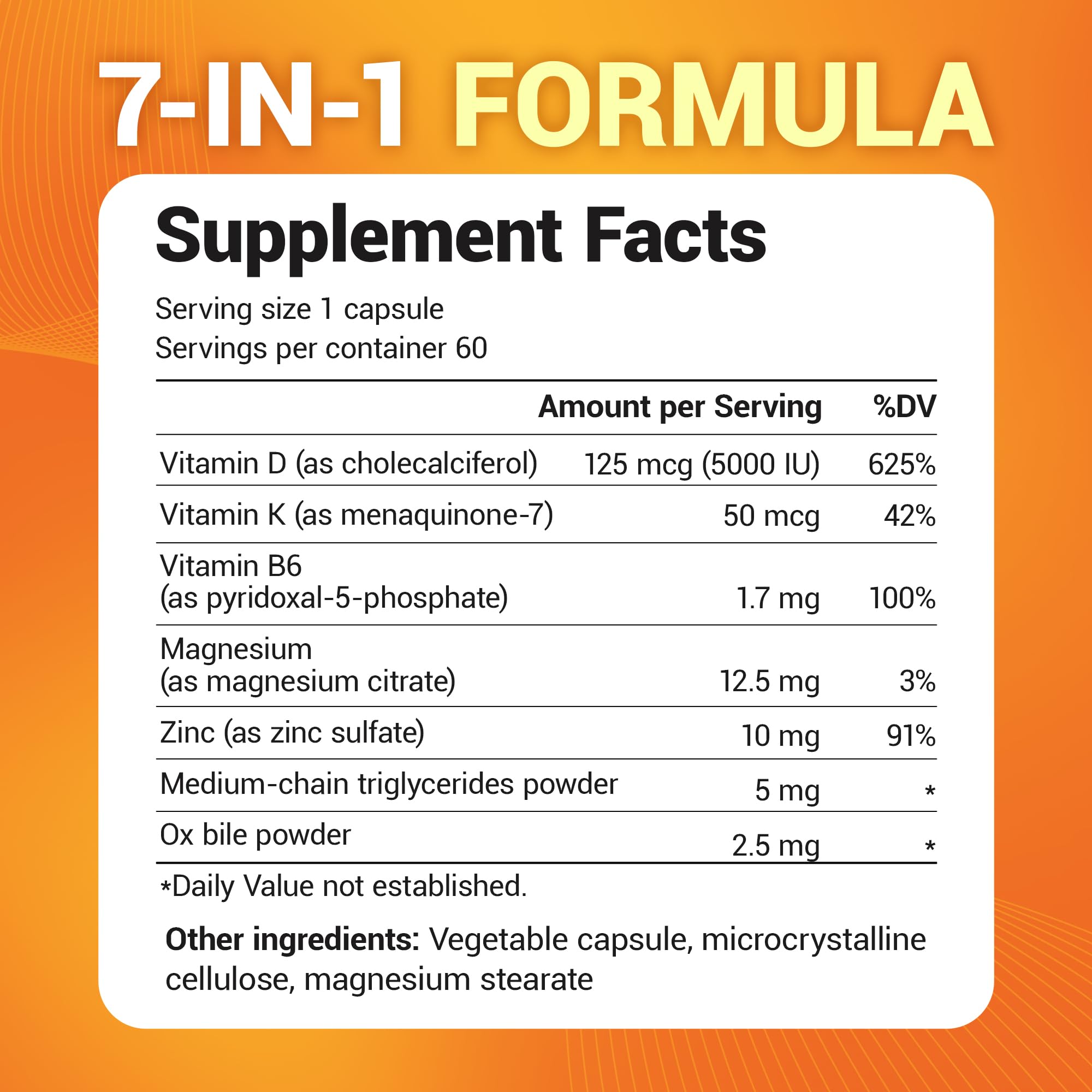 Visuel d’absorption améliorée des nutriments avec Dr. Berg D3K2 5000 UI