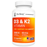 Dr. Berg Nutritionals D3K2 5000 UI – bouteille pratique pour l’absorption des nutriments