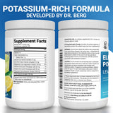Dose de potassium 1000 mg et sodium pour l’hydratation pendant l’effort.