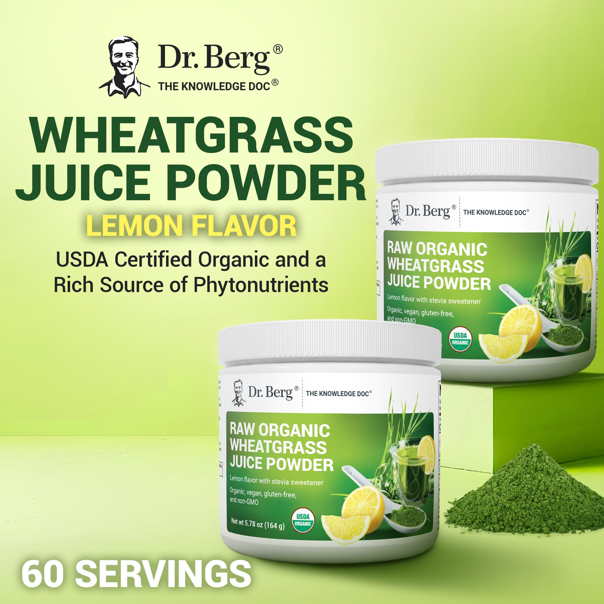 Dr. Berg Nutritionals Étiquette certifiée biologique et GMP – garantie qualité.