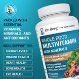 Étiquette Dr. Berg Nutritionals: informations claires sur dosage et ingrédients