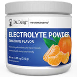 Dr. Berg Nutritionals Poudre électrolyte mandarine, hydratation sans sucre pendant l'effort.