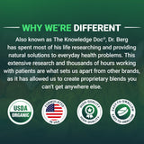 Emballage Dr. Berg Greens – emballage pratique et recyclable.