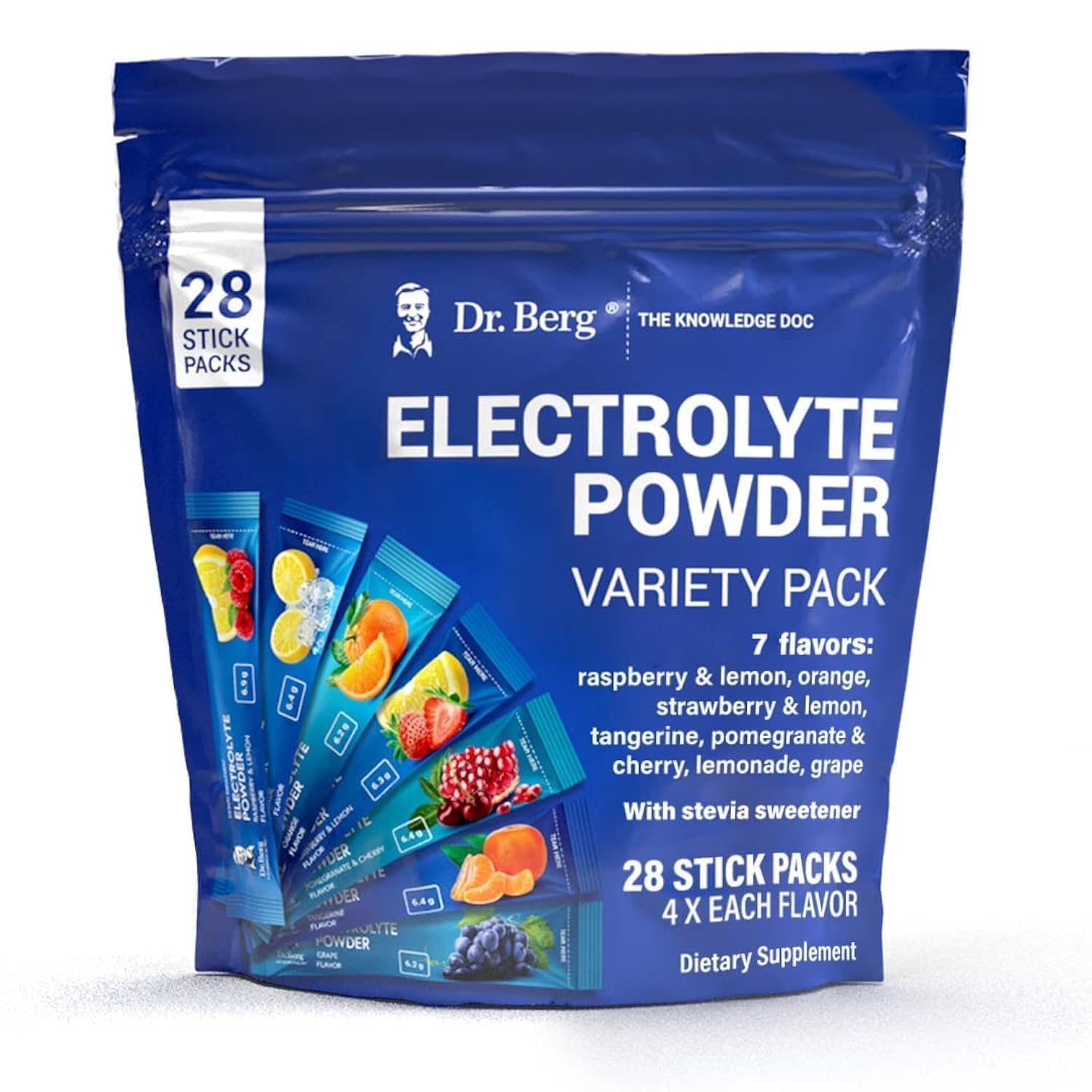 Dr. Berg pomme sachet électrolyte sans sucre hydratation rapide après l effort