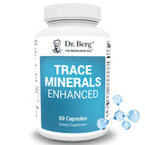 Dr. Berg Trace Minerals Enhanced Complexe, bouteille, soutien nutritionnel quotidien.