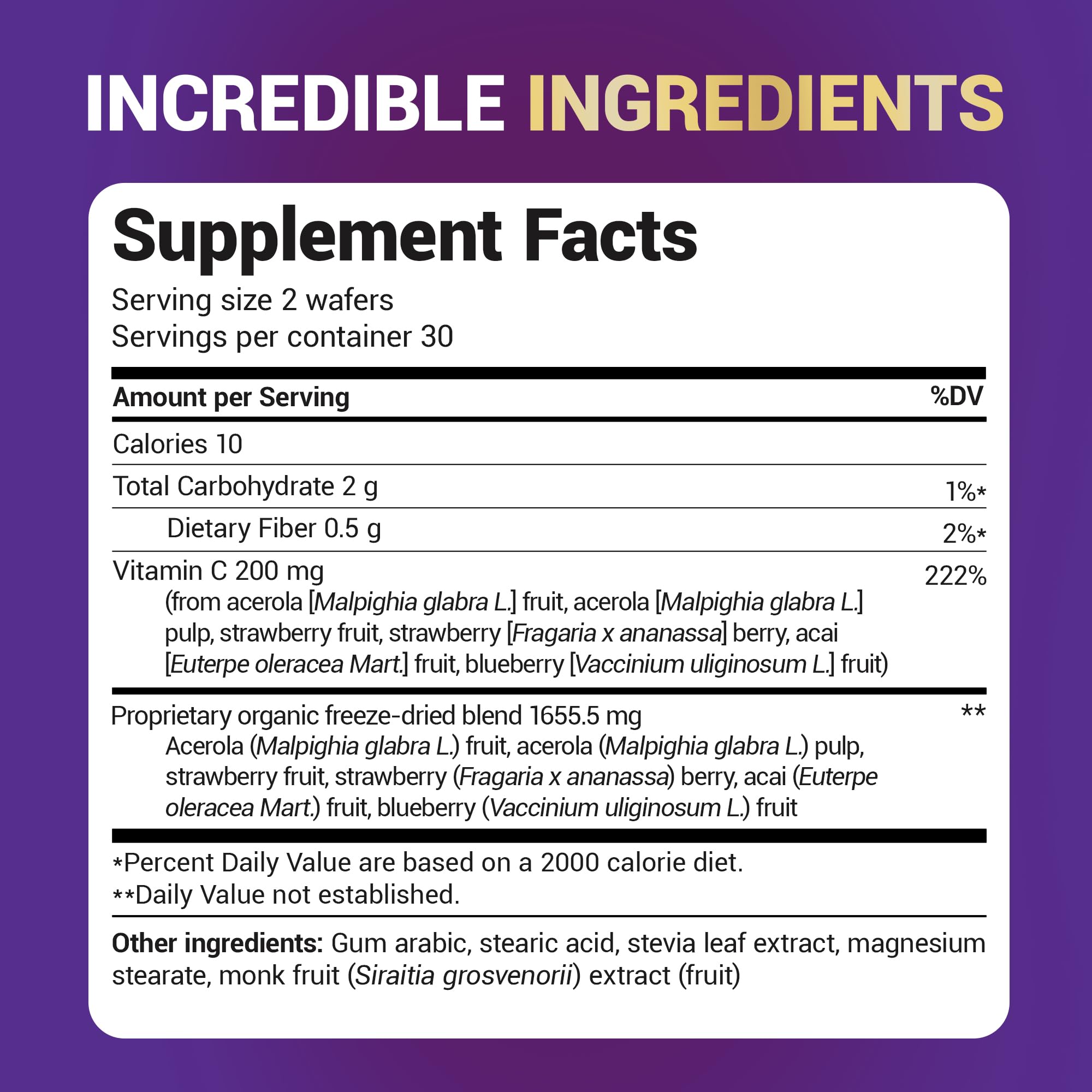 Processus lyophilisé préservant les nutriments dans Dr. Berg Vitamin C.