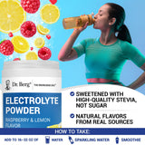 Électrolytes et minéraux clés dans la formule Keto de Dr. Berg Hydration.