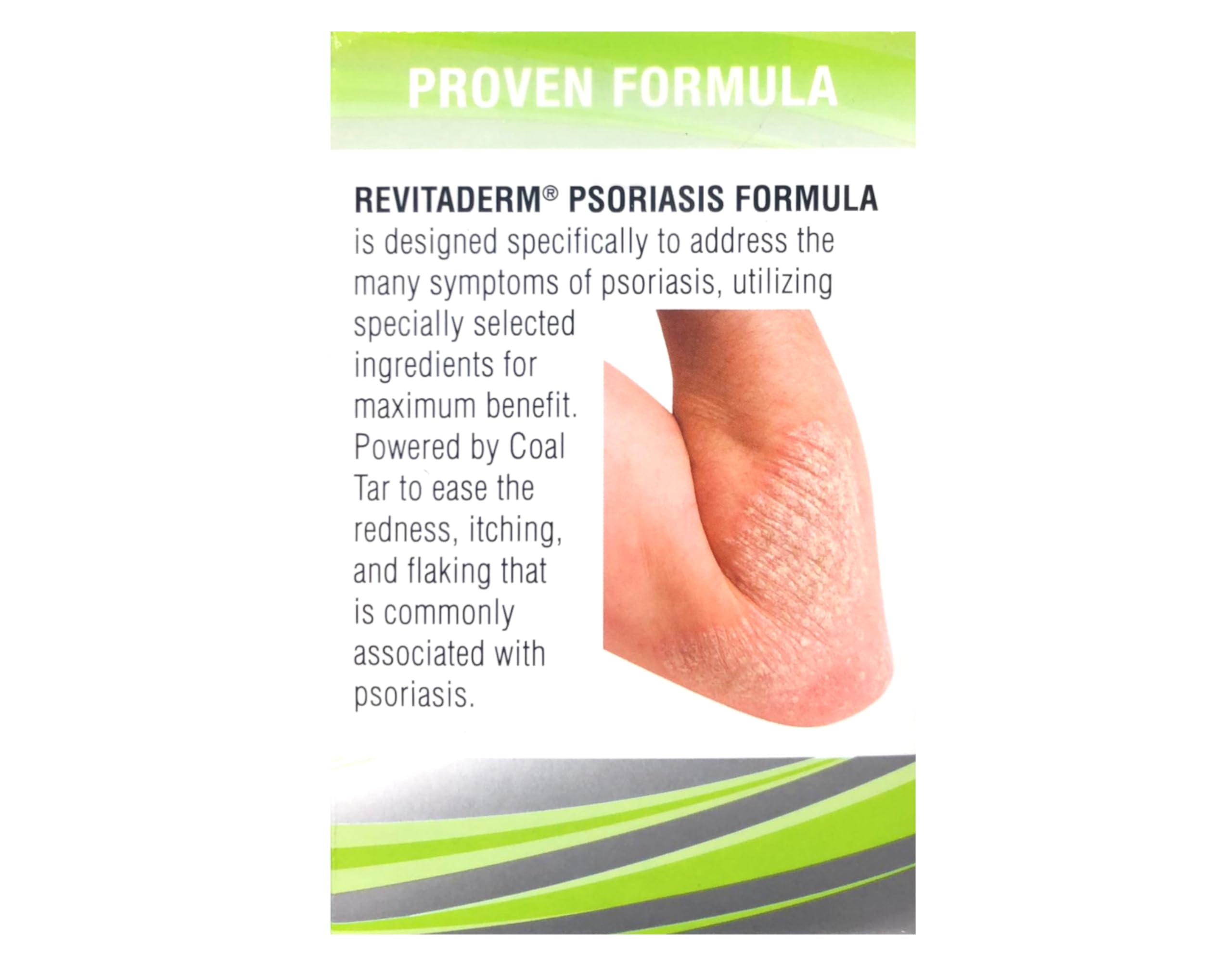 Emballage RevitaDERM avec indications produit pour psoriasis
