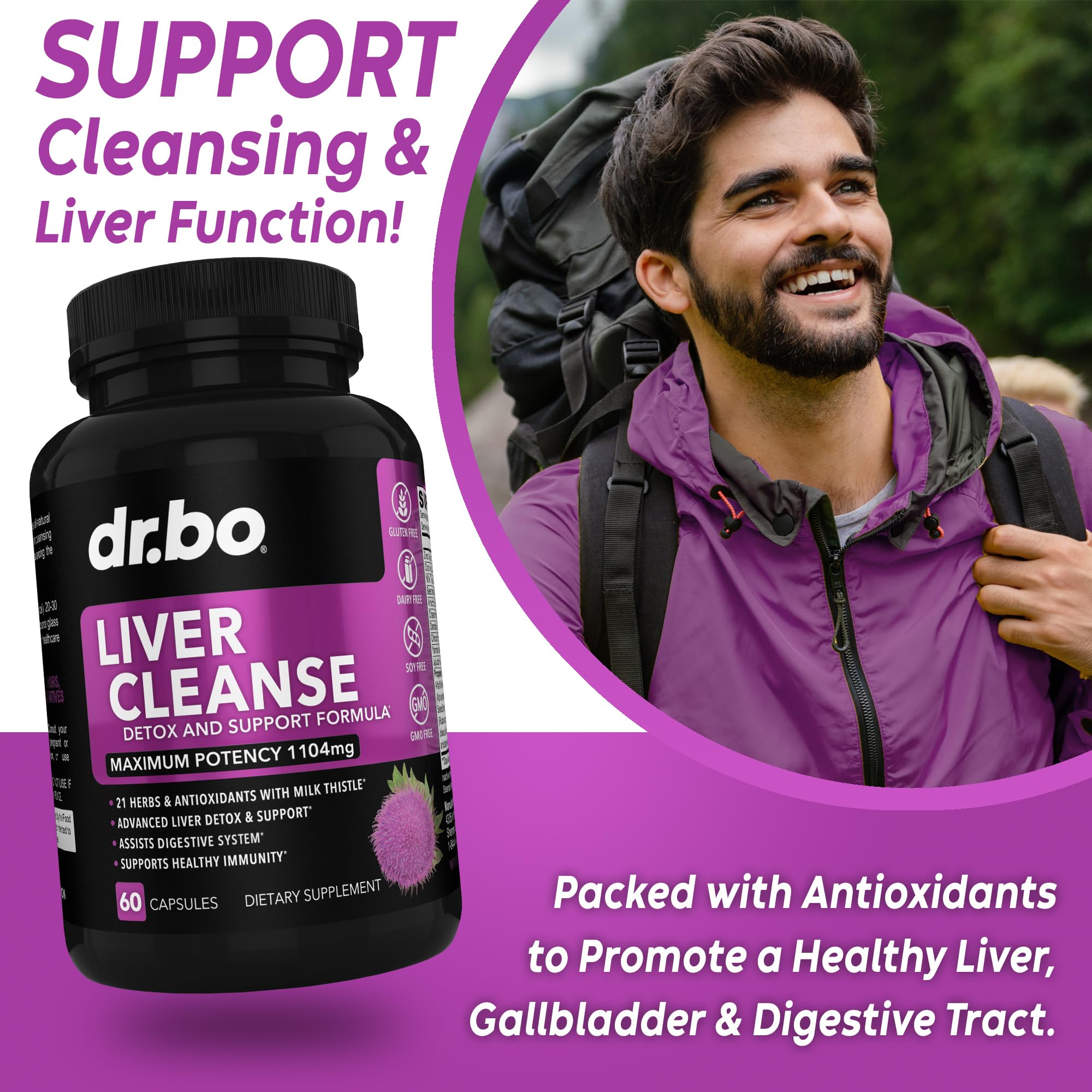 DR. BO artichaut berberine complexe pour revitaliser le foie