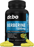 DR. BO Berberine dans la bouteille, gélules faciles à avaler pour un soutien métabolique.