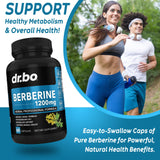 Ingrédients DR. BO Berberine, berberine HCl pure et actifs naturels.