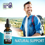 DR. BO gouttes gotu kola — bouteille, concentration et cognition potentielles.
