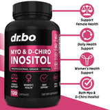 DR. BO Myo-Inositol et D-Chiro Inositol – emballage caplets, facilité d'utilisation au quotidien.