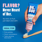Dr. Bob dentifrice enfant sans SLS soin sans chimie agressive.