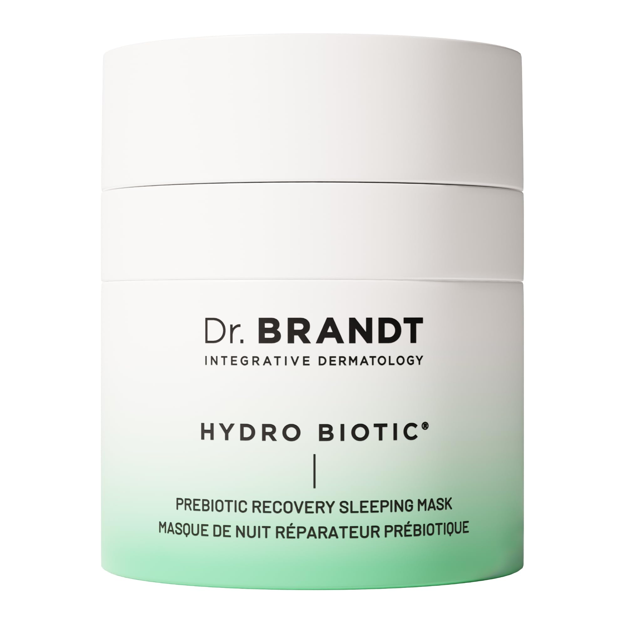 Dr. Brandt Hydro Biotic masque-nuit bouteille : hydratation en profondeur pendant le sommeil.