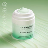 Dr. Brandt Hydro Biotic packaging etiquette : routine nocturne élégante et efficace.