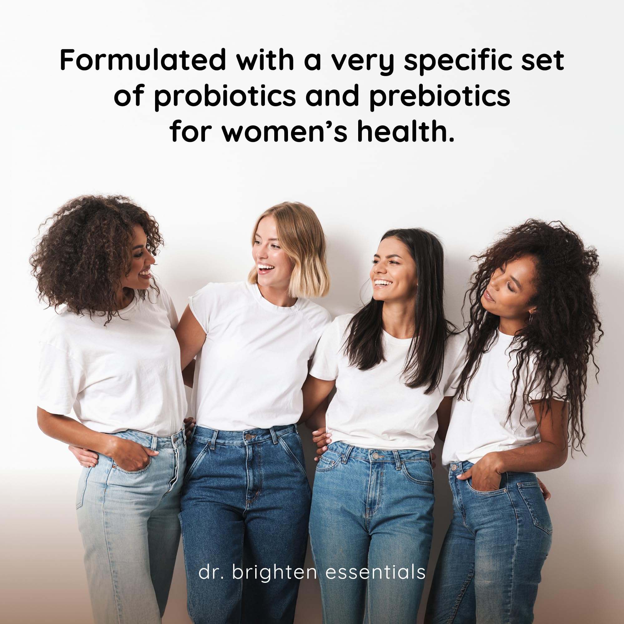 Dr. Brighten Probiotiques femmes, biome féminin, améliore l'équilibre intestinal.
