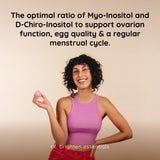 Dr. Brighten Myoinositol Plus - emballage carton, ingrédients naturels et vegan.