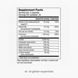 Dr. Brighten Myoinositol Plus - fabrication USA et contrôles qualité.